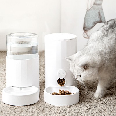 Manufacturer wholesale functional food dispenser dog cat smart automatic water drinking fountain USB