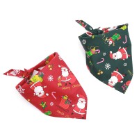 wholesale manufacturer christmas custom triangle pet dog bandana