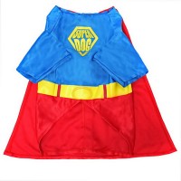 Charming Halloween Pet Costumes Superman Pet Clothes